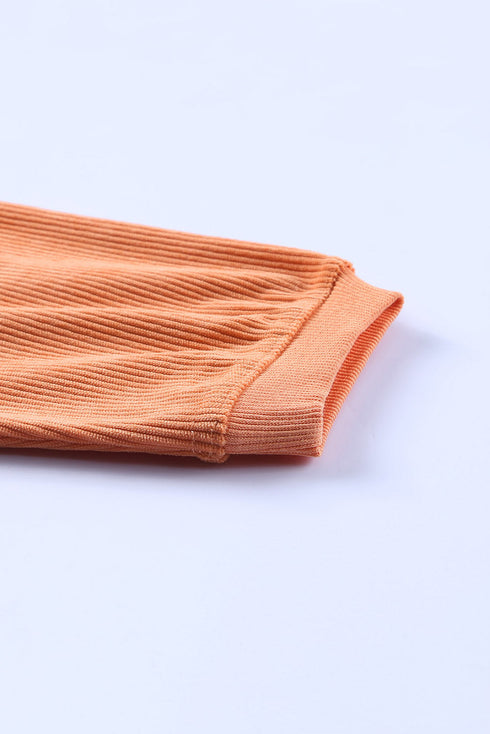 Ribbed Corduroy Oversized Sweatshirt